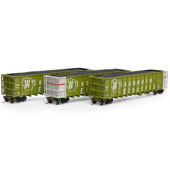 Athearn ATH7488 RTR Thrall High Side Gondola w/ Load - WEPX #1 (3) HO Scale
