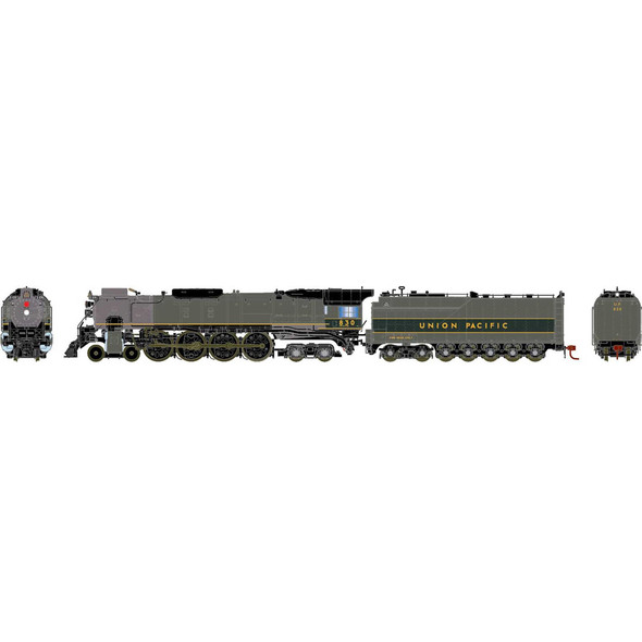 Athearn ATHG88310 FEF-2 4-8-4 - Union Pacific Locomotive #830 HO Scale