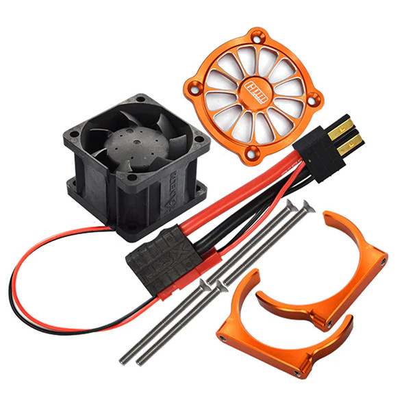 GPM Aluminum Motor Heatsink Orange w/Cooling Fan Only Use w/SLE038A for Sledge