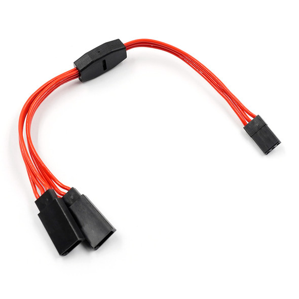 Yeah Racing WPT-0154RD 150mm 60-Core Y Harness High Current Servo Wire JR/Futaba Plug