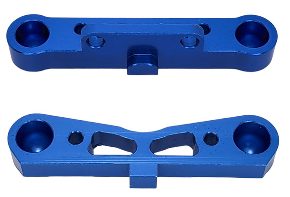 NHX RC Aluminum Front Lower Suspension Mount Set for 1/8 Kraton / Senton / Typhon / Talion -Blue