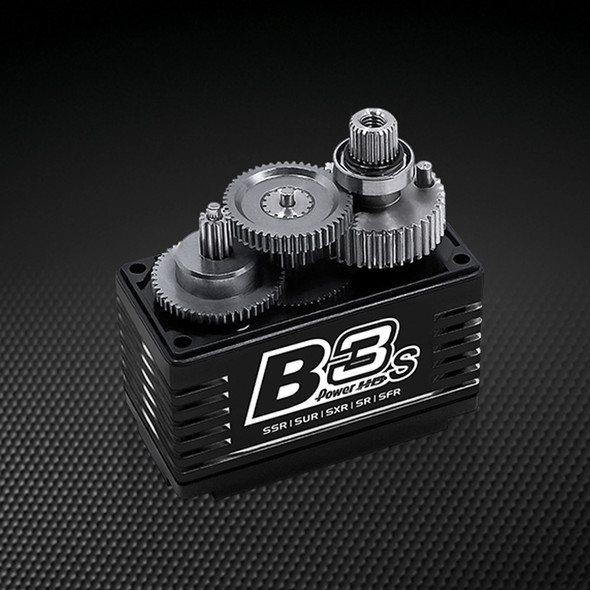 POWER HD B3S 555.5 oz / 0.08s Titanium & Steel Gear Brushless Servo