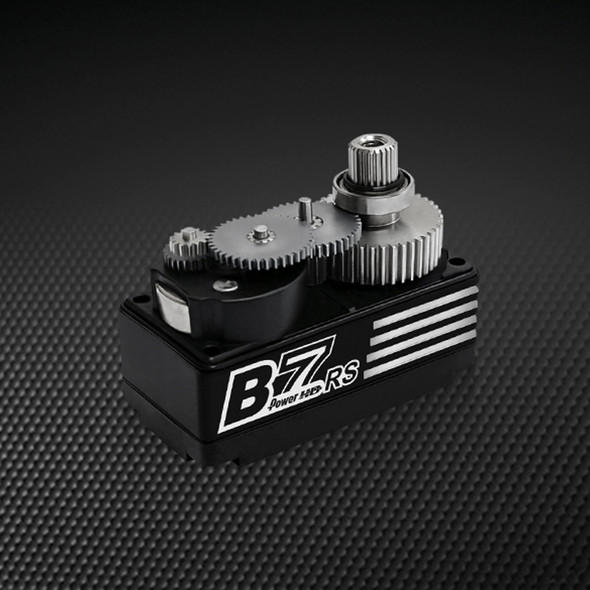 POWER HD B7-RS 180.5 oz / 0.055s Titanium & Steel Gear Brushless Servo Silver
