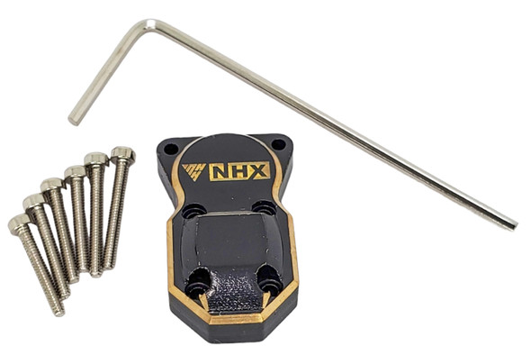 NHX RC Black 15g Brass Diff Cover for Axial SCX24
