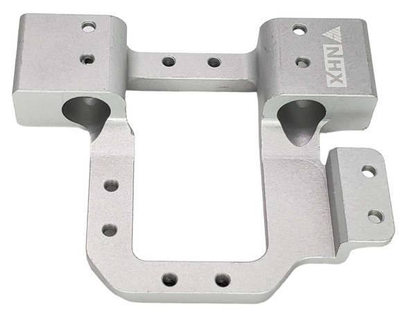 NHX RC Aluminum Servo Relocation / Front Bumper Mount for Redcat GEN8 -Silver