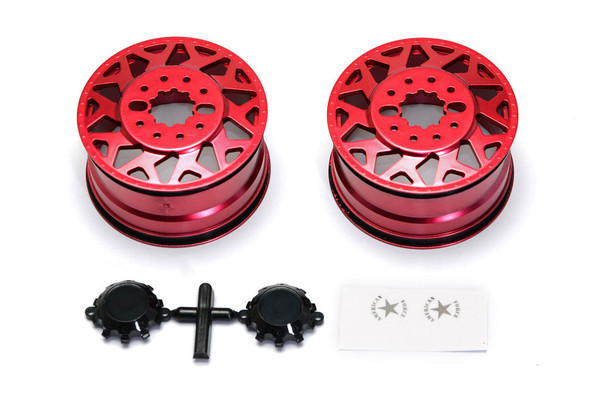 CEN Racing CD0601 Red F450 SD American Force H01 CONTRA Wheel (w/ black cap)