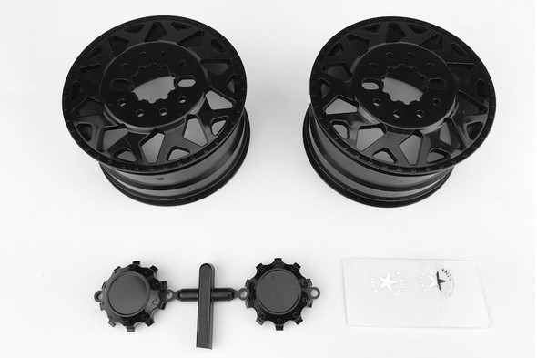 CEN Racing CD0603 Black F450 SD American Force H01 CONTRA Wheel (w/ black cap)