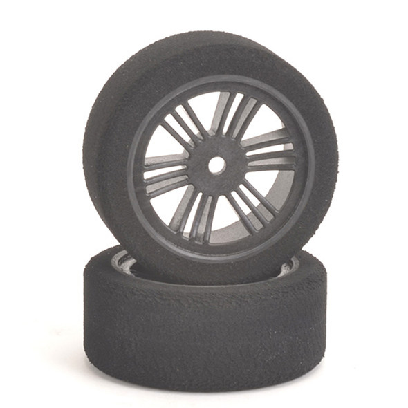 Contact RC J13773 1/10 Foam Front Tires 26mm 37Shore JAP Black Carbon Wheels (2) Contact RC J13773 1/10 Foam Front Tires 26mm 37Shore JAP Black Carbon Wheels (2)