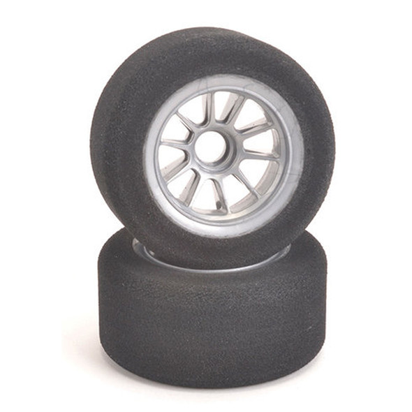Contact RC JF1-45FA F1 Front Foam Tire 45Shore  Diameter 59mm Gray Wheels (2)