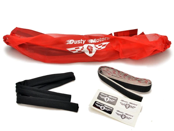 Dusty Motors Protection Dust Cover - Red : HPI Savage Flux HP