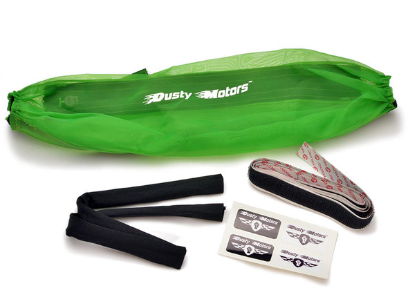 Dusty Motors Protection Dust Cover - Green : Traxxas 1/16