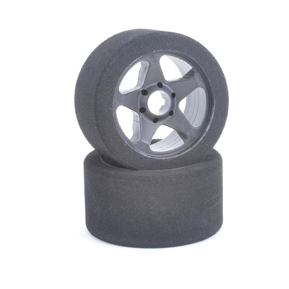Contact RC J8DC06 1/8 Foam Front Tires Double Compound w/ 5 Spoke Rim Black (2) Contact RC J8DC06 1/8 Foam Front Tires Double Compound w/ 5 Spoke Rim Black (2)