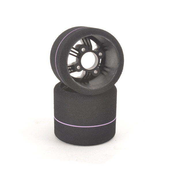 Contact RC JW2-38RA WGT10 Rear Tires 38Sh w/ Carbon Rim 61mm Lilac (2)