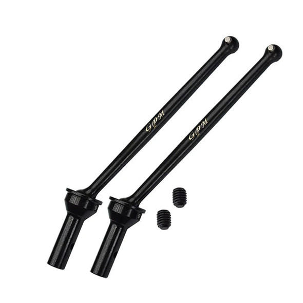 GPM Racing Medium Carbon Steel Front CVD Driveshaft Black for Arrma 1/7 Limitless