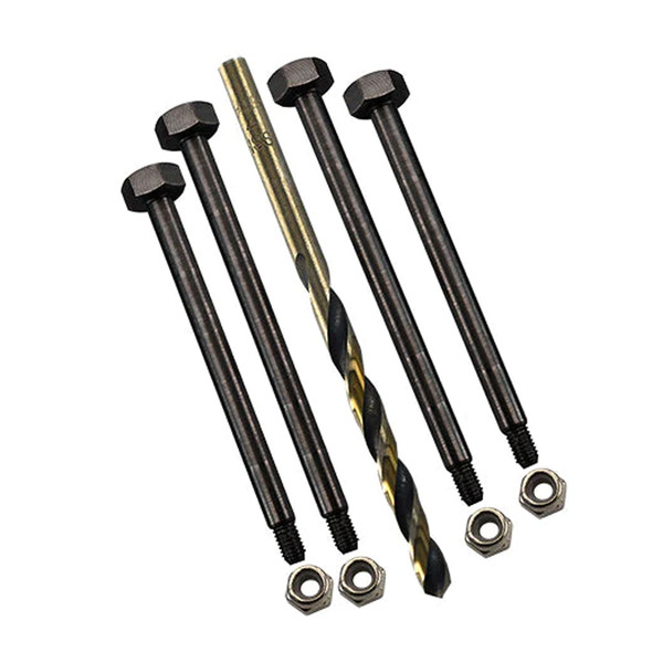 GPM Medium Carbon Steel F&R Outer Pins / Original Suspension Black for 1/8 Sledge