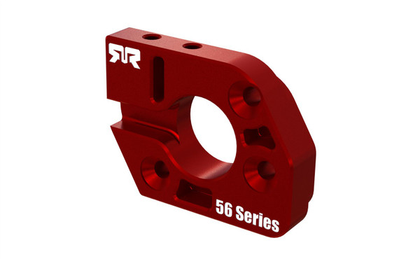 ARRMA ARA320591 Aluminum Motor Plate 56 Series Red for 1/5 8S BLX Kraton / Outcast
