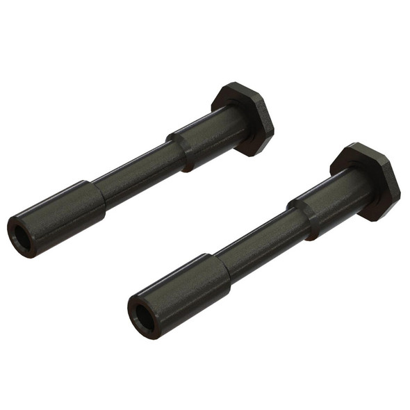 ARRMA ARA340186 Steel Steering Post - 6 x 45mm (2) for 1/8 Infraction / Limitless