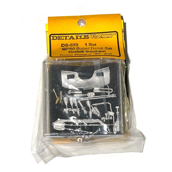 Details West DS-333 Super Detail Set for EMD GP60 Diesels - Norfolk Southern HO Scale
