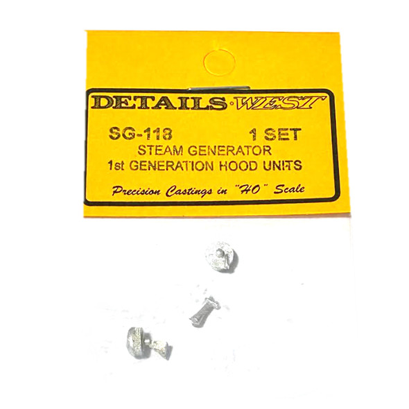 Details West SG-118 Diesel Parts - Steam Generator 3-Piece Set HO Scale