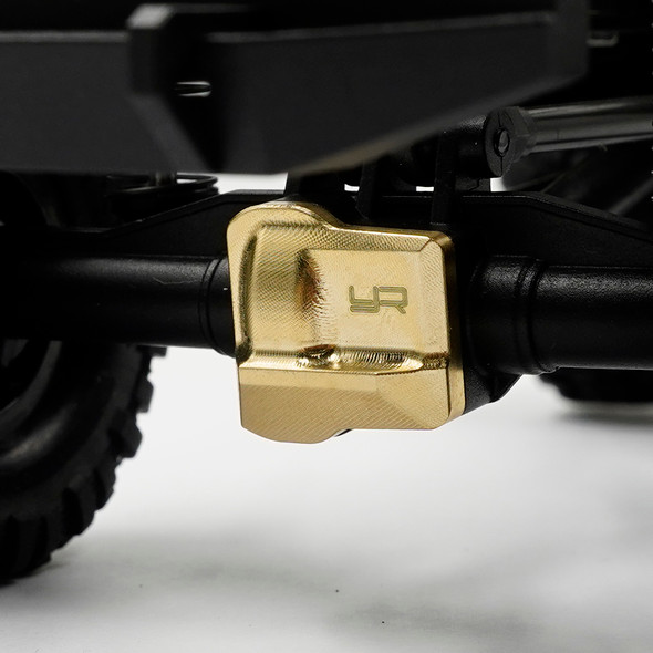 Yeah Racing TR4M-001GD Brass Front / Rear Diff Cover 13g for Traxxas TRX-4M