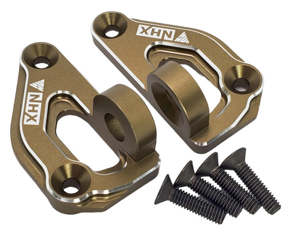 NHX RC Aluminum Body Mounts for Axial SCX6 -Bronze