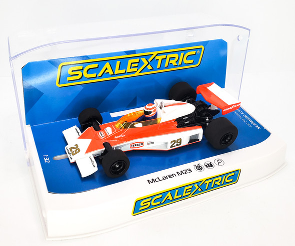 Scalextric C4308 Formula One McLaren M23 - Dutch GP 1978 - Nelson Piquet 1/32 Slot Car