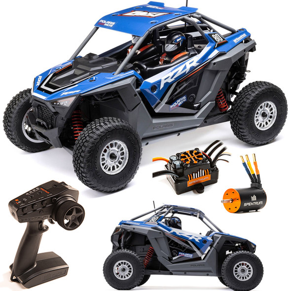 Losi LOS03029T2 1/10 Polaris Fox PRO Rey 4WD Desert SXS RTR Orange