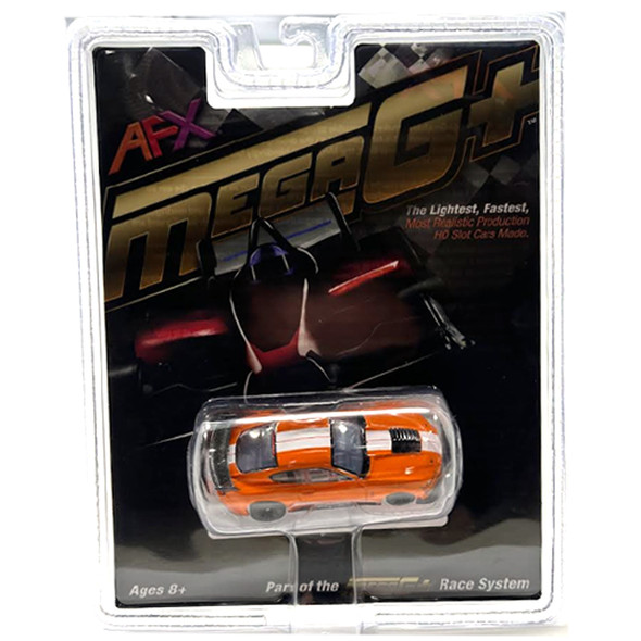 AFX 22069 2021 Shelby Mustang GT500 Twister Orange HO Scale Slot Car
