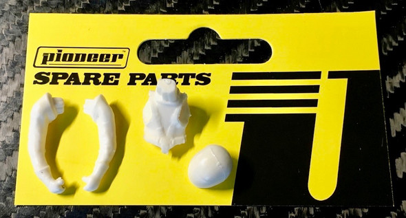 Pioneer FD200513 Unpainted Legends Race Driver Figure 1/32 Slot Car
