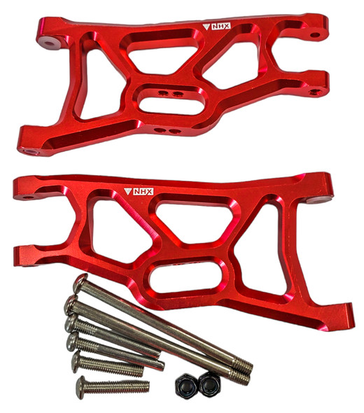 NHX RC Aluminum Upgrade Kit for 1/10 2WD Slash Rustler Stampede Bandit -Red