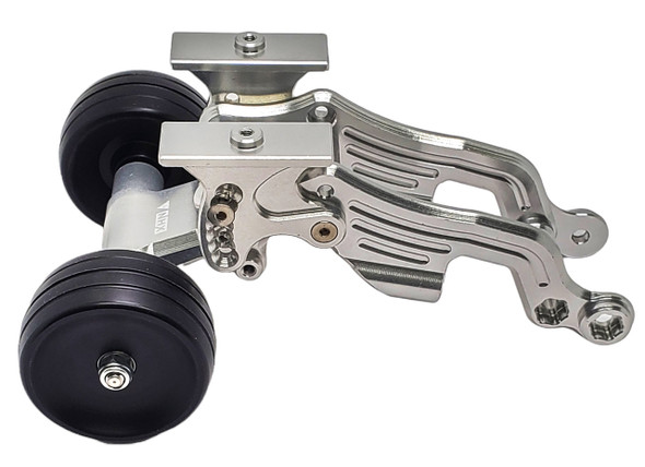 NHX RC Aluminum Adjustable Wheelie Bar Arrma 1/8 Kraton / Outcast - Silver