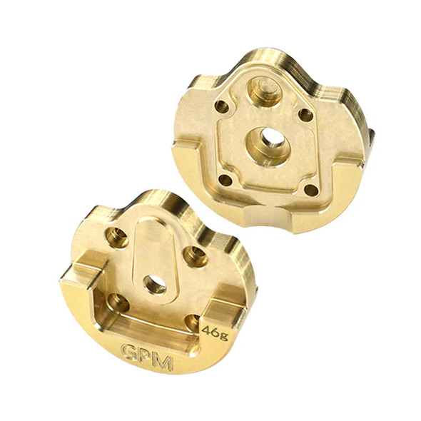 GPM Brass Outer Portal Drive Housing (Front Or Rear) Heavy Edition for Axial UTB Capra