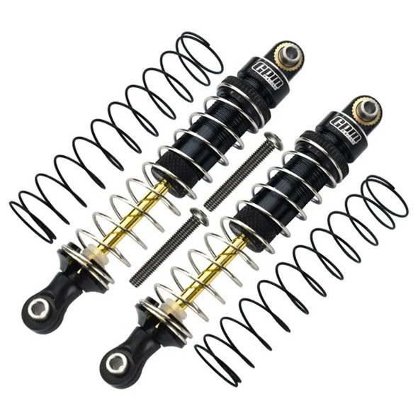 GPM Aluminum 6061-T6 Front Or Rear Shock 80mm Black for Axial 1/18 Capra