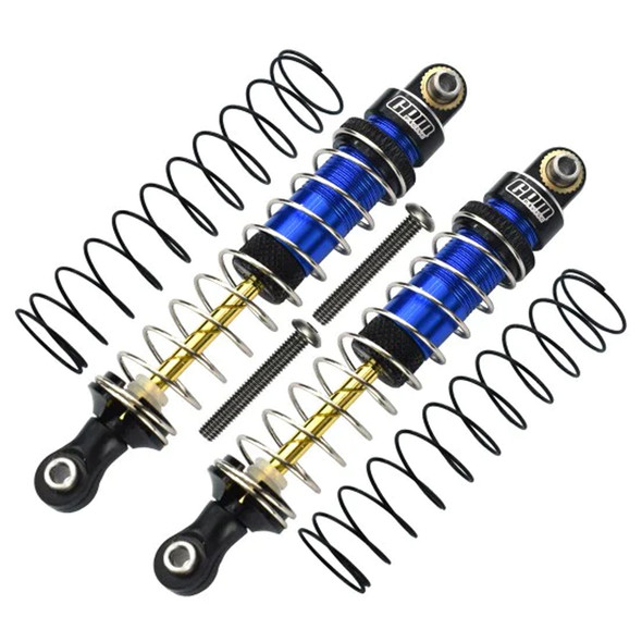 GPM Aluminum 6061-T6 Front Or Rear Shock 80mm Blue for Axial 1/18 Capra