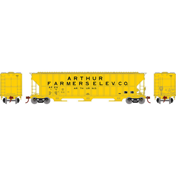 Athearn ATH81578 54' FMC 4700 Covered Hopper - AFEX #113 HO Scale