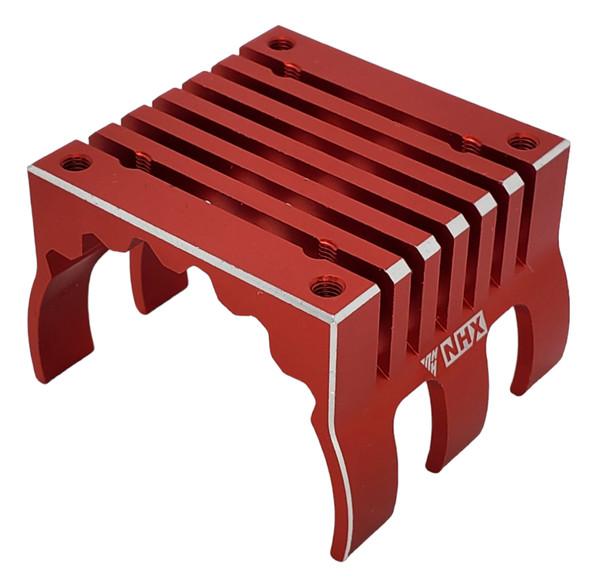 NHX RC 1/8 Aluminum Heatsink for Motor w/ 42mm -Red