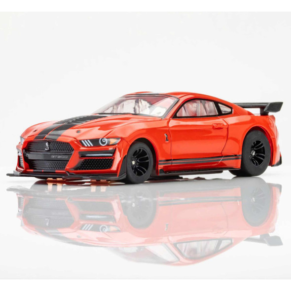 AFX 22077 2021 Shelby GT500 Race Red / Black HO Scale Slot Car