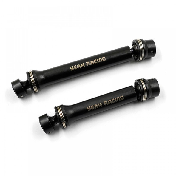 Yeah Racing AXCP-012BK HD Steel Front & Rear Center Shaft Set for Axial Capra