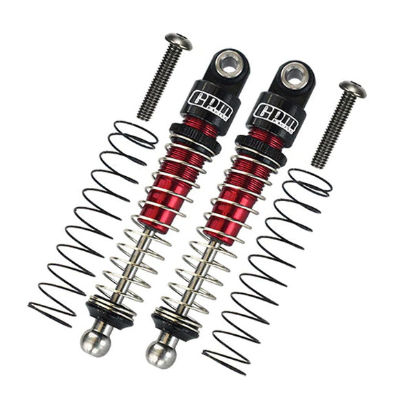 GPM Aluminum 6061-T6 Front Or Rear Shock 38mm Red for Kyosho 1/18 Mini-Z 4x4