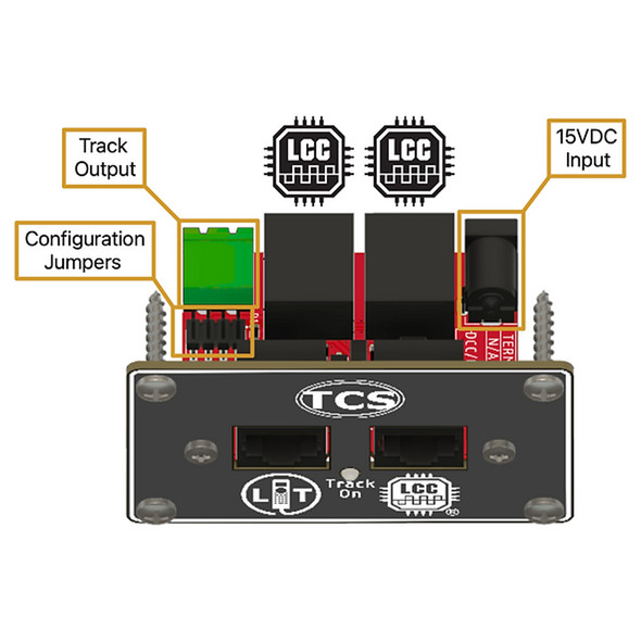 TCS 1599 LT Panel for used with the LT-50 "Layout Throttle."