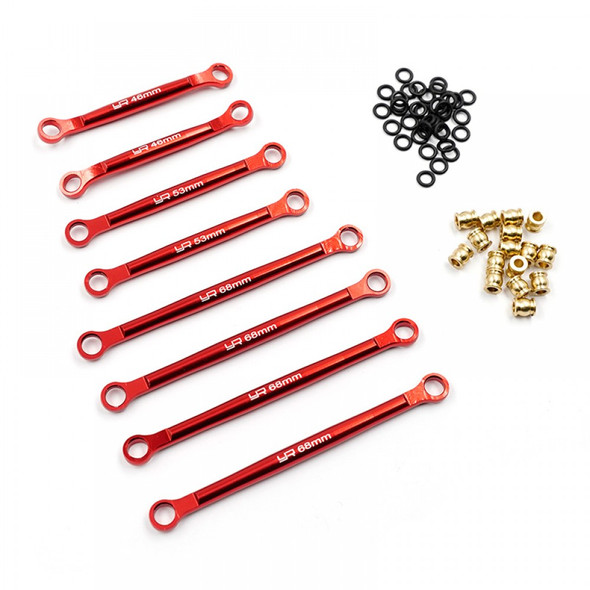 Yeah Racing TR4M-017RD Aluminum Link Set Red for Traxxas TRX-4M