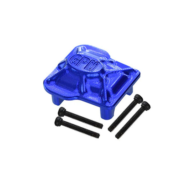 GPM Alum Front Or Rear Axle Cover Blue for 1:18 TRX4M Ford Bronco / LR Defender