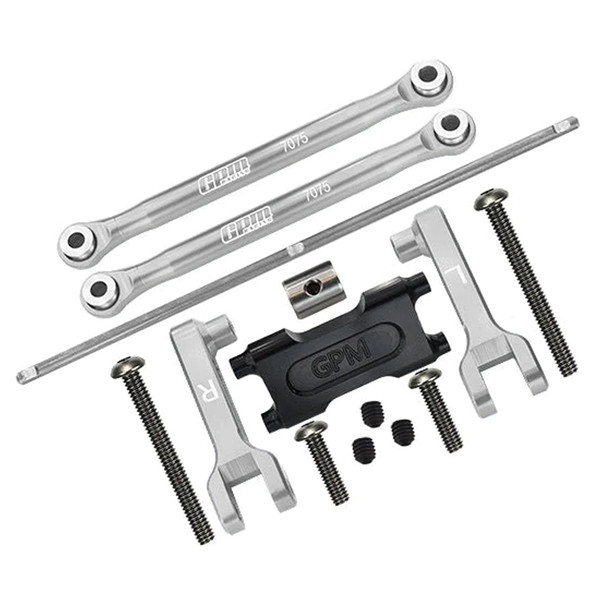 GPM Racing Aluminum 7075-T6 Rear Stabilizer Bar Silver for Axial 1:18 UTB18 Capra GPM Racing Aluminum 7075-T6 Rear Stabilizer Bar Silver for Axial 1:18 UTB18 Capra