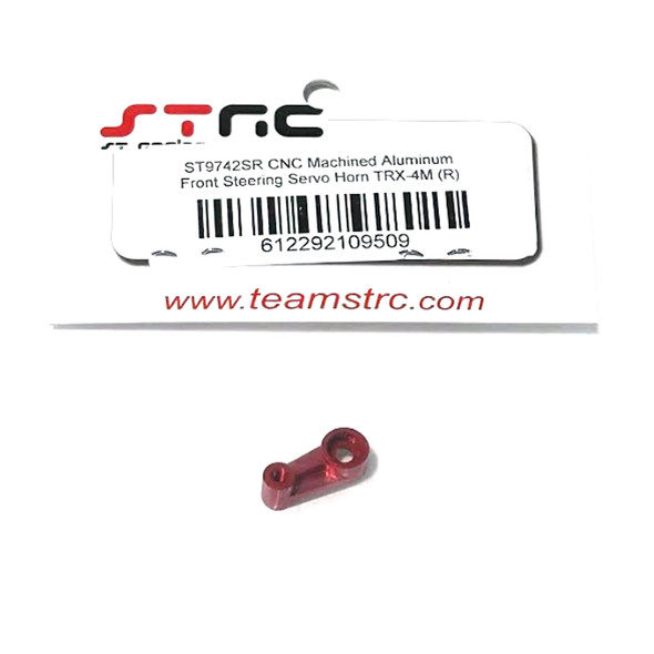 STRC ST9742SR Aluminum Front Steering Servo Horn Red for Traxxas TRX-4M
