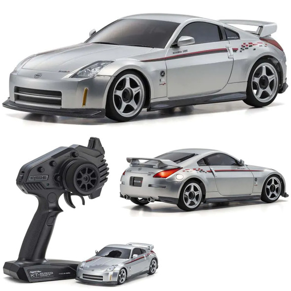 Kyosho 32346S MINI-Z RWD Series Nissan Fairlady Z S-tune Touring Car RTR Silver