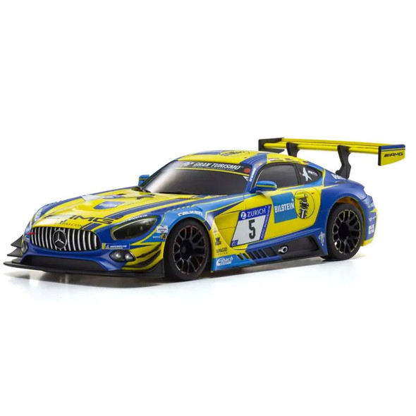 Kyosho MZP247BLY ASC MR03W-MM Mercedes-AMG GT3 Blue/Yellow Auto Body Collection