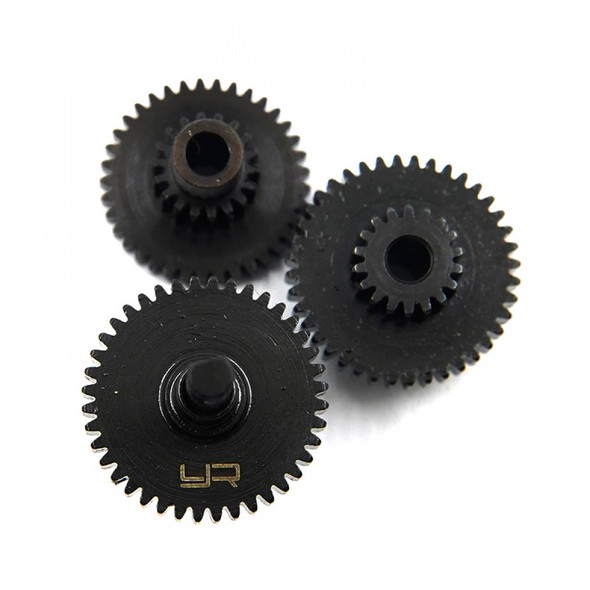 Yeah Racing TR4M-020BK Steel Transmission Gear Set for Traxxas TRX-4M