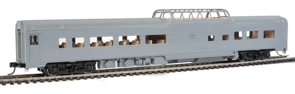 Walthers 910-30400 85' Budd Dome Coach RTR Undecorated Passenger Car HO Scale