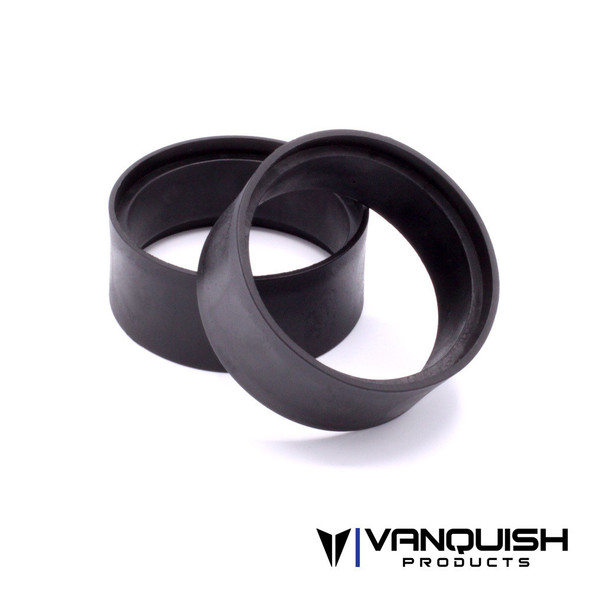 Vanquish VPS07801 1.9 Aluminum KMC KM445 Impact Beadlock Wheels Black (2)