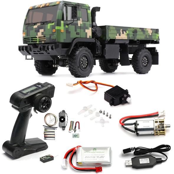 Orlandoo Hunter 1/32 4WD Leaf Spring Military Truck COMBO